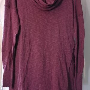 Plum Cowl Neck Sweater